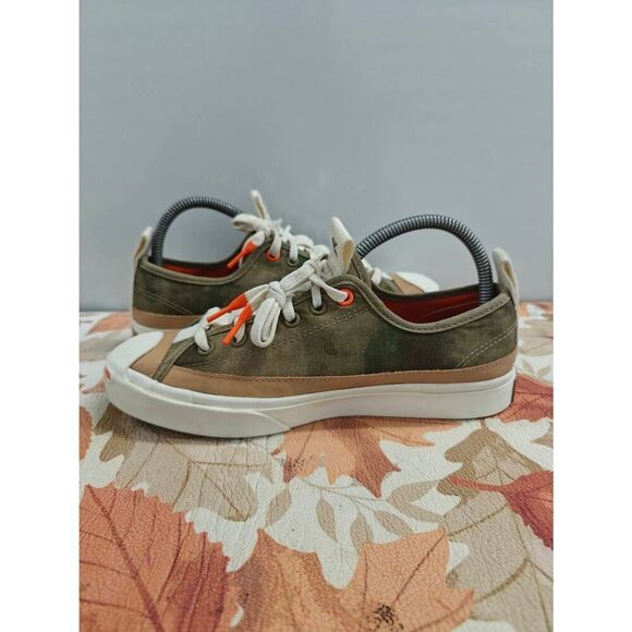 Converse x Todd Snyder Jack Purcell Rebel Prep Elmwood Egret Low Top Sneaker W7 - Picture 2 of 6